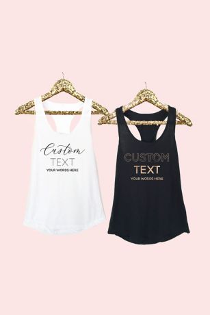 Personalized Fitted Tank Tops